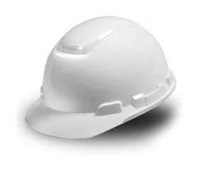 Casco blanco de seguridad